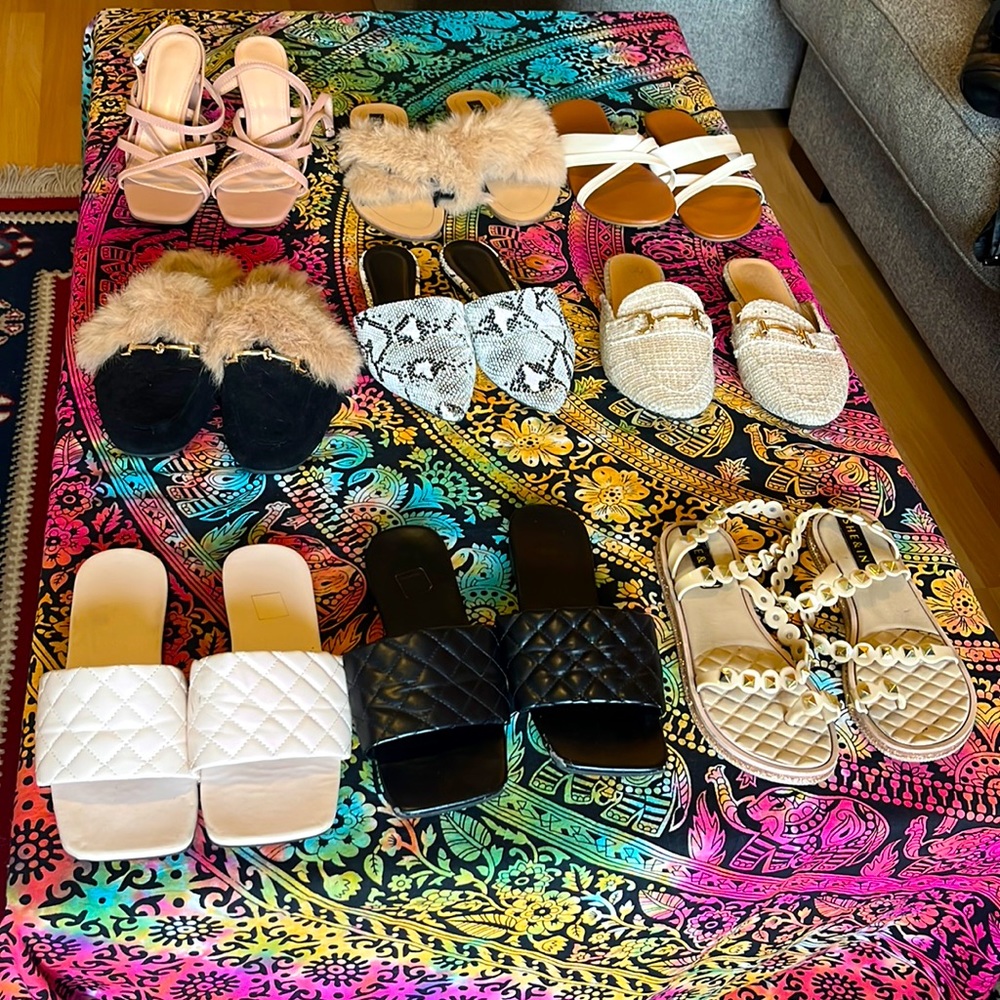 Bunch of size 6/7 used SHEIN shoes!